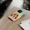 Basset Hound Sad Face Tough iPhone Case. Dog Lover Phone Case. Compatible with many of iPhone Models. Please See our iPhone model selection list.