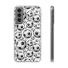 Soccer Balls Pattern Flexi Samsung phone Case. Soft phone Case. Compatible with many of Samsung Models. Please See our Samsung model selection list.