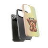 Yorkshire Terrier Sad Face Tough iPhone Case. Dog Lover Phone Case. Compatible with many of iPhone Models. Please See our iPhone model selection list.