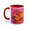 3D Flowers Mug , coffee mug, Tea mug.