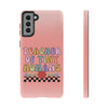 Teacher of Tiny Humans Tough Phone Case For Samsung. Samsung Case. Compatible with many of Samsung Models. Please See our Samsung model selection list.