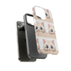 Cute Peeking Kitten Tough iPhone Case, Compatible with many of iPhone Models. Please See our iPhone model selection list.