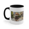 Dressed up Cat coffee mug.