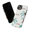 Palm Trees Tough iPhone Case. Compatible with many of iPhone Models. Please See our iPhone model selection list.