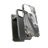 Silver Metal Horse Tough iPhone Case, Compatible with many of iPhone Models. Please See our iPhone model selection list.