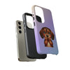 Dachshund Sad Face Tough Phone Case For Samsung. Samsung Case. Dog Lover Phone Case. Compatible with many of Samsung Models. Please See our Samsung model selection list.