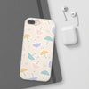 Cute Pastel Umbrellas Pattern Flexi iPhone Cases. Soft iPhone case. Compatible with many of iPhone Models. Please See our iPhone model selection list.