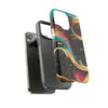 Infinite Pink and Gold Tough iPhone Case, Compatible with many of iPhone Models. Please See our iPhone model selection list.