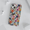 Floral and Bird Embroidery Flexi iPhone Cases. Soft iPhone case. Compatible with many of iPhone Models. Please See our iPhone model selection list.
