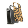 Leopard Heart Print Tough iPhone Case, Compatible with many of iPhone Models. Please See our iPhone model selection list.