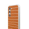 Wave Line Pattern Flexi Samsung phone Case. Soft phone Case. Compatible with many of Samsung Models. Please See our Samsung model selection list.