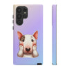 Bull Terrier Sad Face Tough Phone Case For Samsung. Samsung Case. Dog Lover Phone Case. Compatible with many of Samsung Models. Please See our Samsung model selection list.