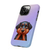 Dobermann Sad Face Tough iPhone Case. Dog Lover Phone Case. Compatible with many of iPhone Models. Please See our iPhone model selection list.