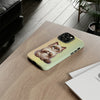 Balinese Cat Giving Heart Tough iPhone Case. Cat Lover Phone Case. Compatible with many of iPhone Models. Please See our iPhone model selection list.