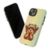 Yorkshire Terrier Sad Face Tough iPhone Case. Dog Lover Phone Case. Compatible with many of iPhone Models. Please See our iPhone model selection list.