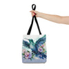 Bird tote bag, Shopping Bag, Grocery Bag, Library Bag.Three Sizes to Choose From.
