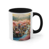 Miniature, Mount Fuji in Japan. coffee mug, Tea mug.