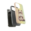 Balinese Cat Giving Heart Tough iPhone Case. Cat Lover Phone Case. Compatible with many of iPhone Models. Please See our iPhone model selection list.