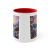 3D Embroidered Winter Landscape Mug, Coffee Mug, Tea Mug. 3D Landscape Mug.