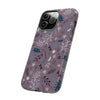 Dragonfly and Floral Patterns Tough iPhone Case, Compatible with many of iPhone Models. Please See our iPhone model selection list.