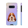 Basset Hound Sad Face Tough Phone Case For Samsung. Samsung Case. Dog Lover Phone Case. Compatible with many of Samsung Models. Please See our Samsung model selection list.