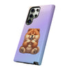 Chow Chow Giving Heart Tough Phone Case For Samsung. Samsung Case. Dog Lover Phone Case. Compatible with many of Samsung Models. Please See our Samsung model selection list.