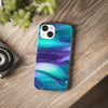 Purple Wave Flexi iPhone Cases. Soft iPhone case. Compatible with many of iPhone Models. Please See our iPhone model selection list.