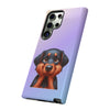 Dobermann Sad Face Tough Phone Case For Samsung. Samsung Case. Dog Lover Phone Case. Compatible with many of Samsung Models. Please See our Samsung model selection list.