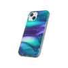 Purple Wave Flexi iPhone Cases. Soft iPhone case. Compatible with many of iPhone Models. Please See our iPhone model selection list.