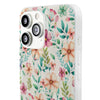 Spring Flower Pattern Flexi iPhone Cases. Soft iPhone case. Compatible with many of iPhone Models. Please See our iPhone model selection list.