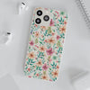 Spring Flower Pattern Flexi iPhone Cases. Soft iPhone case. Compatible with many of iPhone Models. Please See our iPhone model selection list.