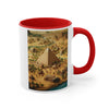 Miniature, Pyramid in Egypt, coffee mug, Tea mug.