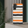 Stripe Pattern Flexi Samsung phone Case. Soft phone Case. Compatible with many of Samsung Models. Please See our Samsung model selection list.