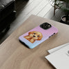 Golden Retriever Sad Face Tough iPhone Case. Dog Lover Phone Case. Compatible with many of iPhone Models. Please See our iPhone model selection list.