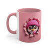 3D Penguin Mug, Coffee Mug, Tea Mug.