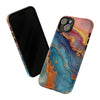 Pink Gold Seafoam Alcohol Ink Tough iPhone Case. Compatible with many of iPhone Models. Please See our iPhone model selection list.