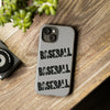 Baseball Tough iPhone Case. Compatible with many of iPhone Models. Please See our iPhone model selection list.