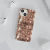 Luxury Rose Gold Blocks Flexi iPhone Cases. Soft iPhone case. Compatible with many of iPhone Models. Please See our iPhone model selection list.