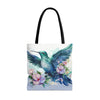 Bird tote bag, Shopping Bag, Grocery Bag, Library Bag.Three Sizes to Choose From.