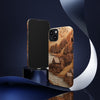 Forest engraved Wood Tough iPhone Case, Compatible with many of iPhone Models. Please See our iPhone model selection list.