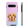 Golden Retriever Sad Face Tough Phone Case For Samsung. Samsung Case. Dog Lover Phone Case. Compatible with many of Samsung Models. Please See our Samsung model selection list.