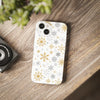 Snowflake Pattern Flexi iPhone Cases. Soft iPhone case. Compatible with many of iPhone Models. Please See our iPhone model selection list.