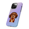 Dachshund Sad Face Tough iPhone Case. Dog Lover Phone Case. Compatible with many of iPhone Models. Please See our iPhone model selection list.