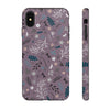 Dragonfly and Floral Patterns Tough iPhone Case, Compatible with many of iPhone Models. Please See our iPhone model selection list.