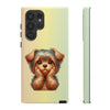 Yorkshire Terrier Sad Face Tough Phone Case For Samsung. Samsung Case. Dog Lover Phone Case. Compatible with many of Samsung Models. Please See our Samsung model selection list.