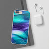 Purple Wave Flexi iPhone Cases. Soft iPhone case. Compatible with many of iPhone Models. Please See our iPhone model selection list.