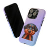 Dobermann Sad Face Tough iPhone Case. Dog Lover Phone Case. Compatible with many of iPhone Models. Please See our iPhone model selection list.
