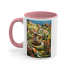 Miniature, Windmill in Holland, coffee mug, Tea mug.
