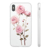 Pressed Pink Roses Flexi iPhone Cases. Soft iPhone case. Compatible with many of iPhone Models. Please See our iPhone model selection list.