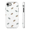 Leaves Pattern Tough iPhone Case, Compatible with many of iPhone Models. Please See our iPhone model selection list.